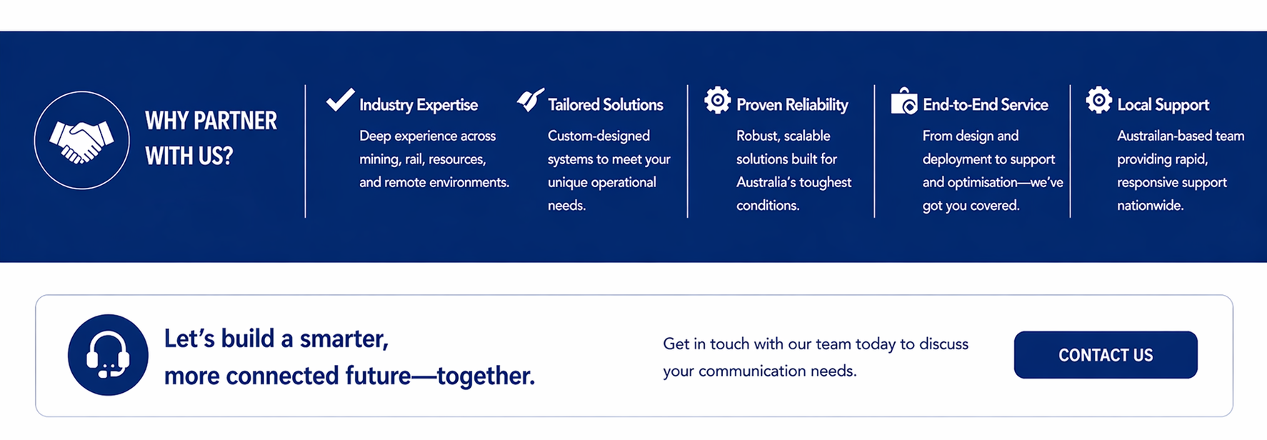 Why partner with us and contact us